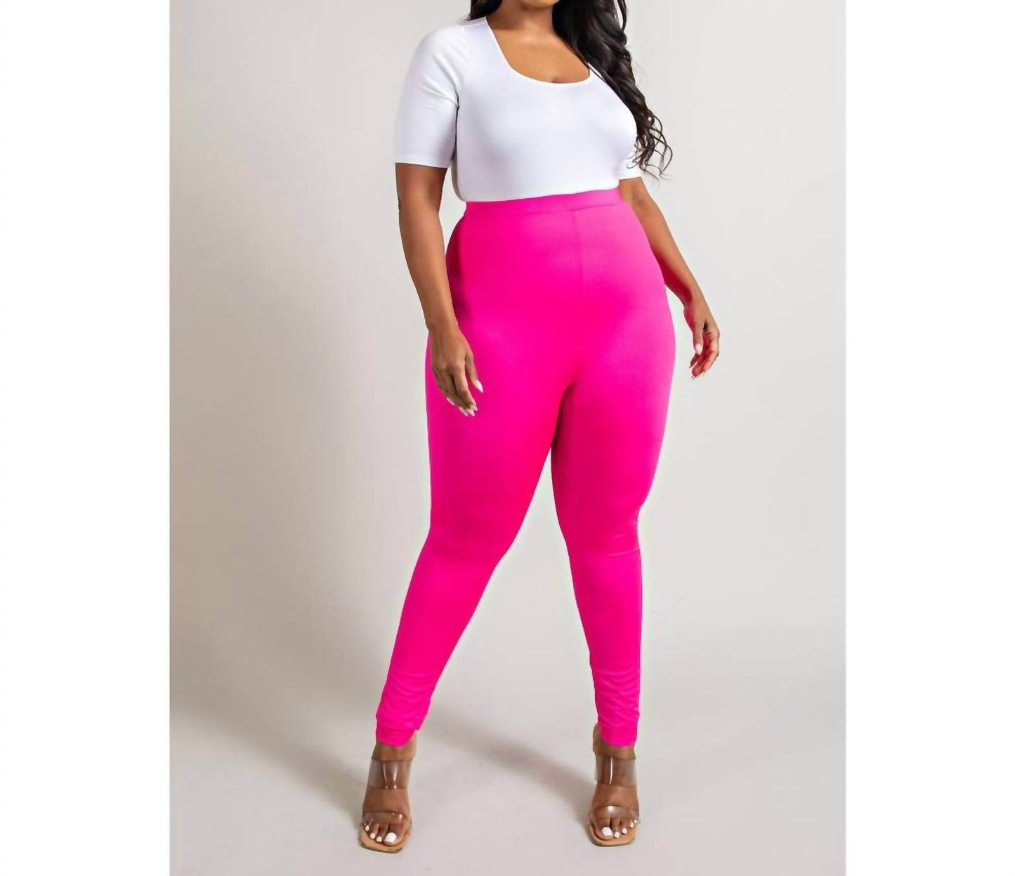 The Curve LA - Plus Size High Rise Leggings - Rack Hunt -