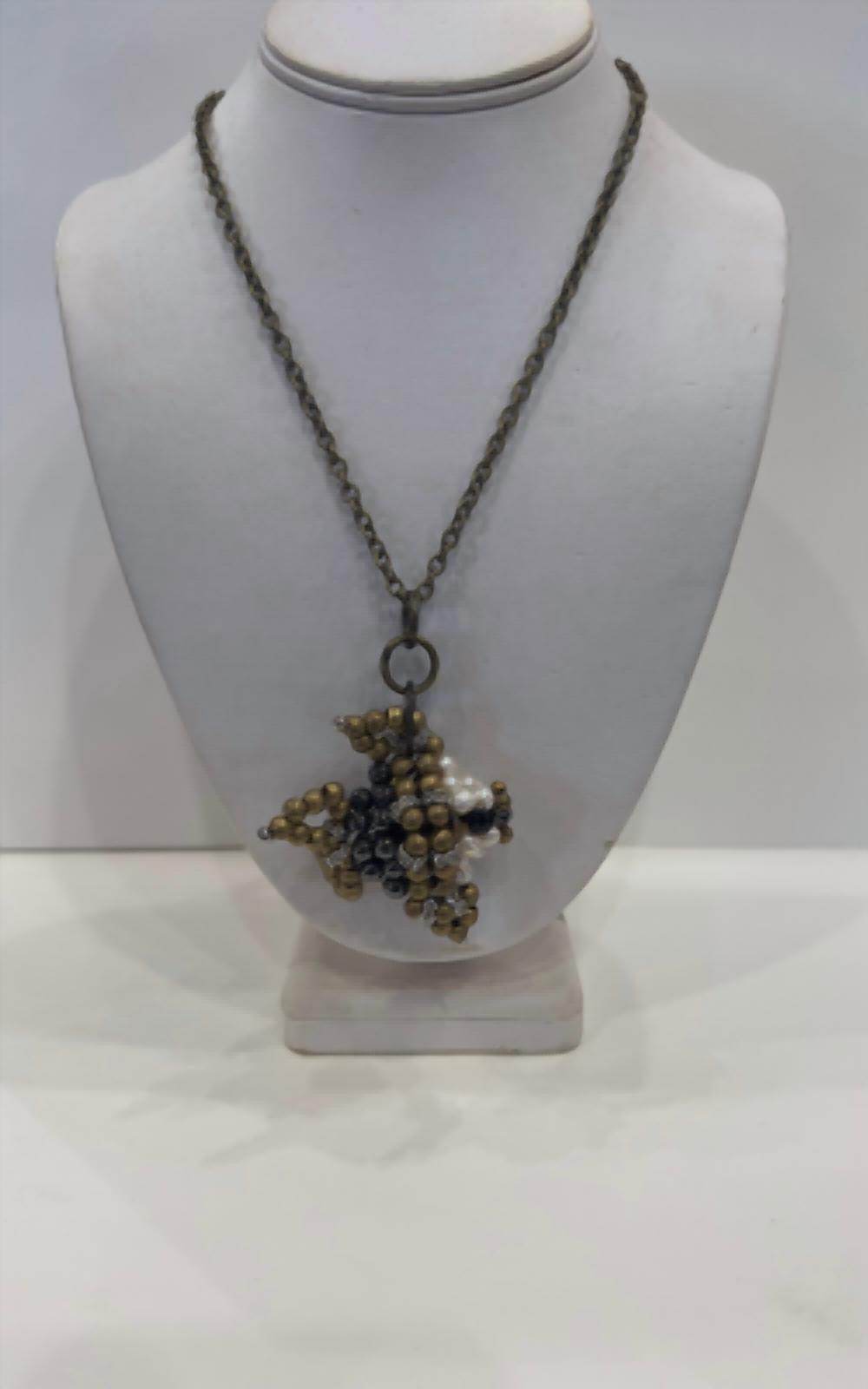 Pam Hiran - Women's Hematite Necklace - Rack Hunt -