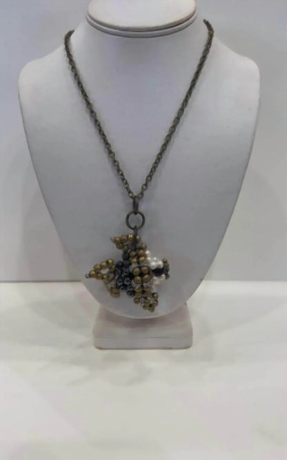 Pam Hiran - Women's Hematite Necklace - Rack Hunt