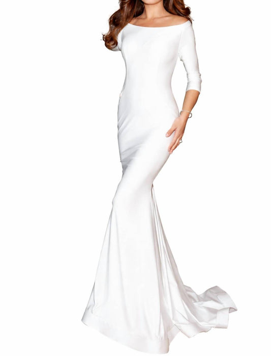 Off-shoulder Mermaid Gown
