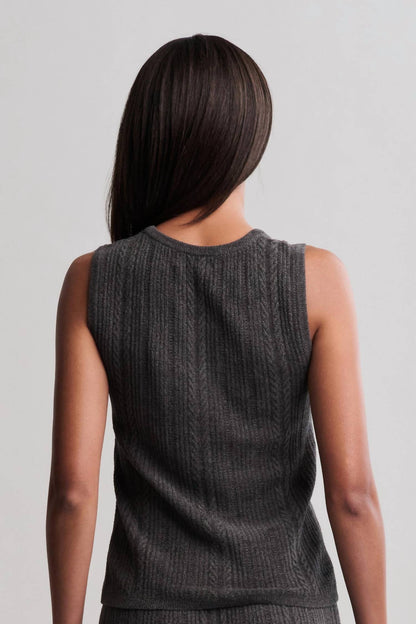 Cozychic Ultra Lite Cable Knit Tank