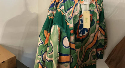 Moroccan Tile Peasant Top