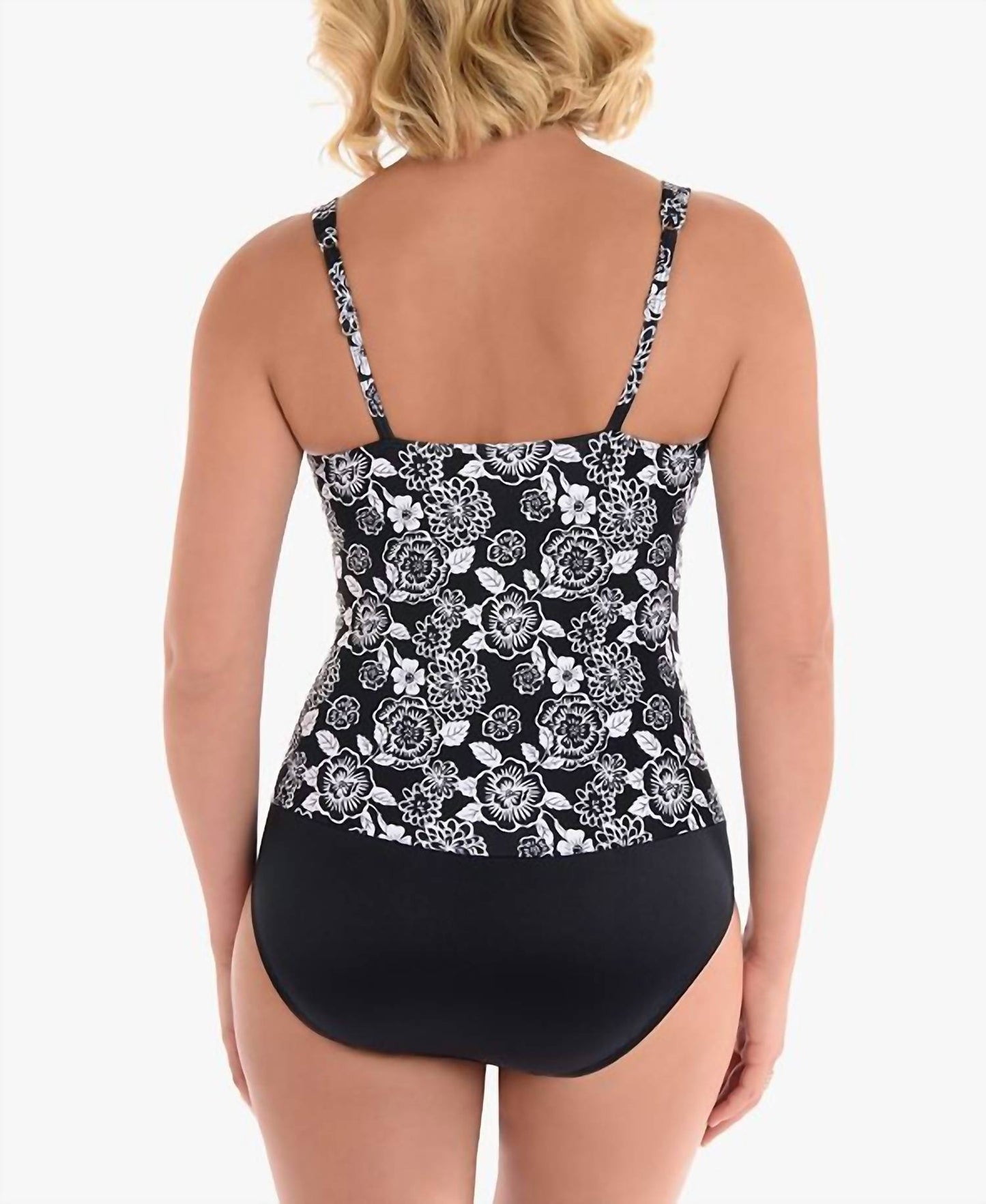 Mini Picks Printed Tummy Control One Piece Swimsuit