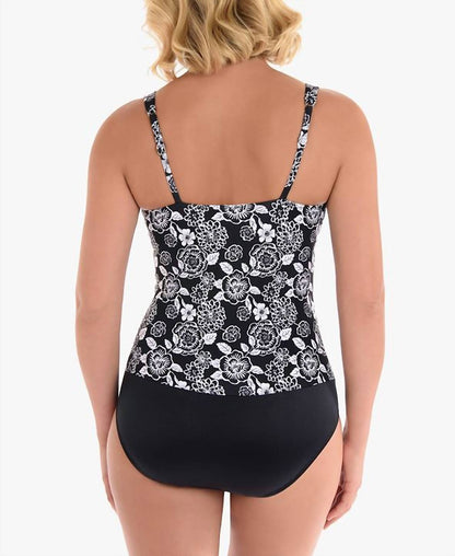 Mini Picks Printed Tummy Control One Piece Swimsuit