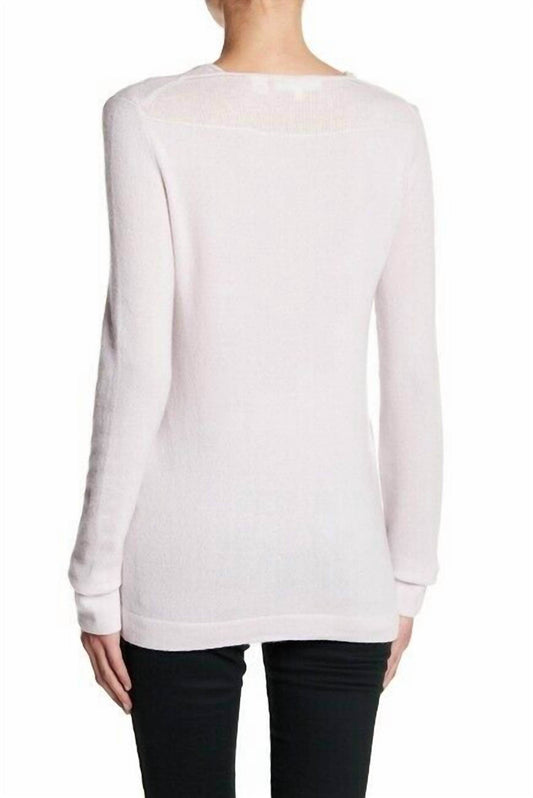Inhabit - Cashmere V Neck Front Slit Sweater - Rack Hunt -