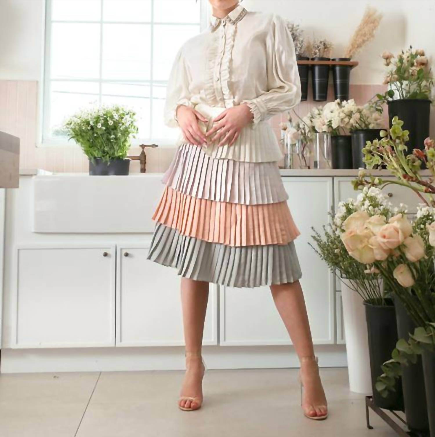 Esteem Couture - Adeline Two-piece Skirt Set - Rack Hunt -