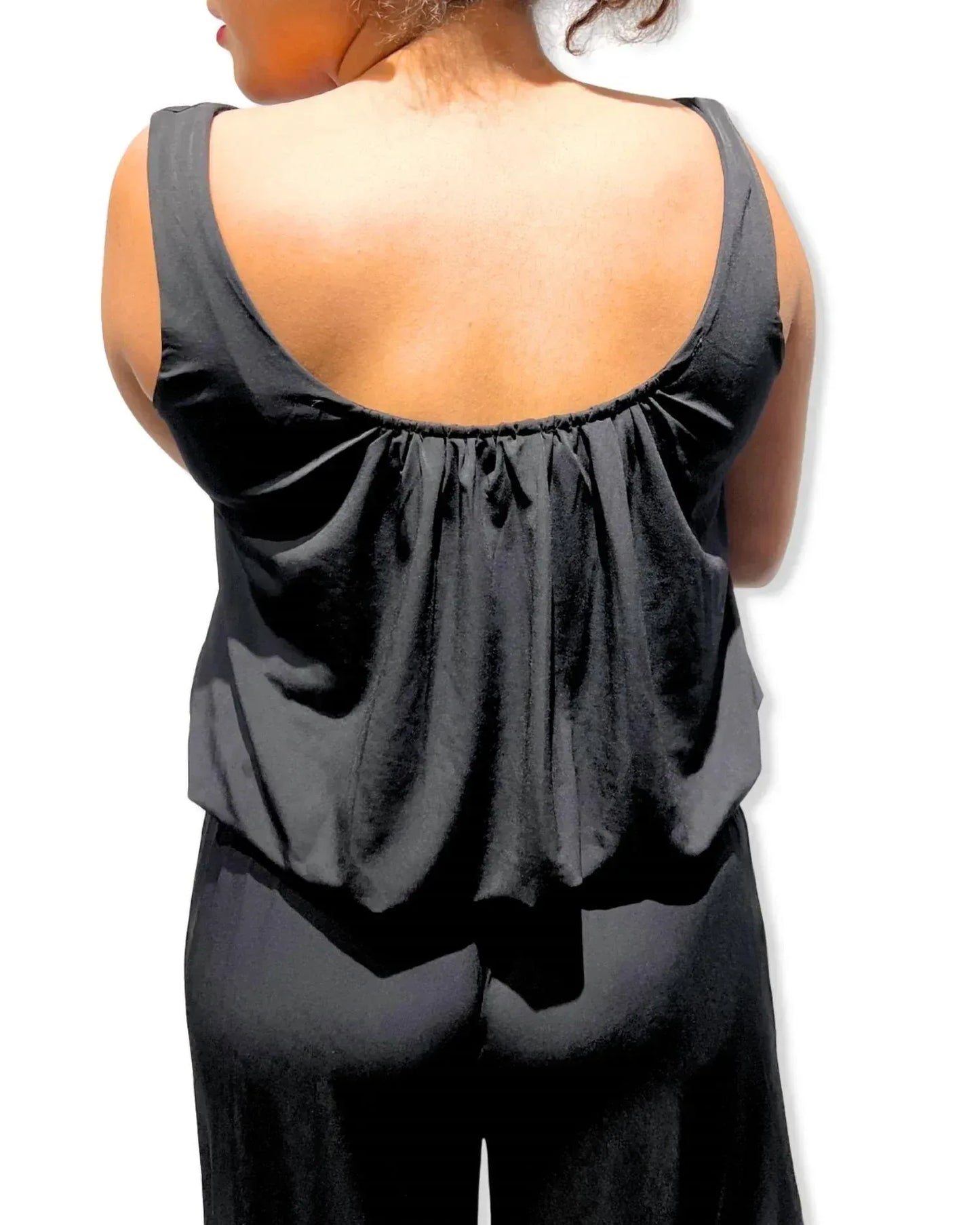 Alyssa Thomas - Scoop Neck Tank Jumpsuit - Rack Hunt