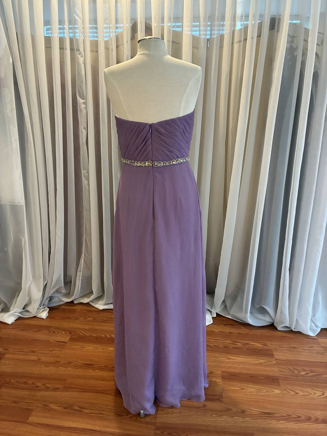 Women's Strapless Chiffon Bridesmaid Dress