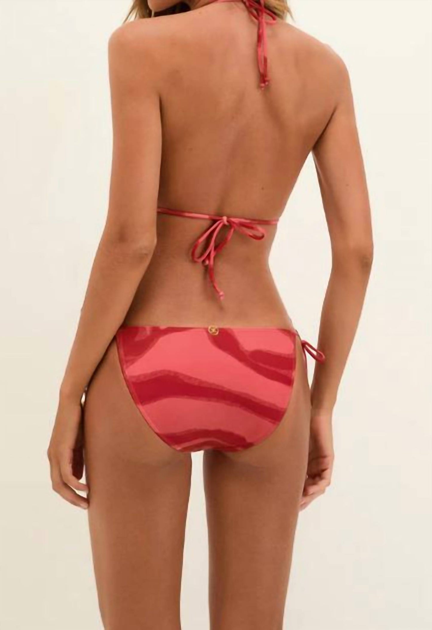 Iggy Tri Top & Enigma Side Tie Hipster Bikini Bottom Set