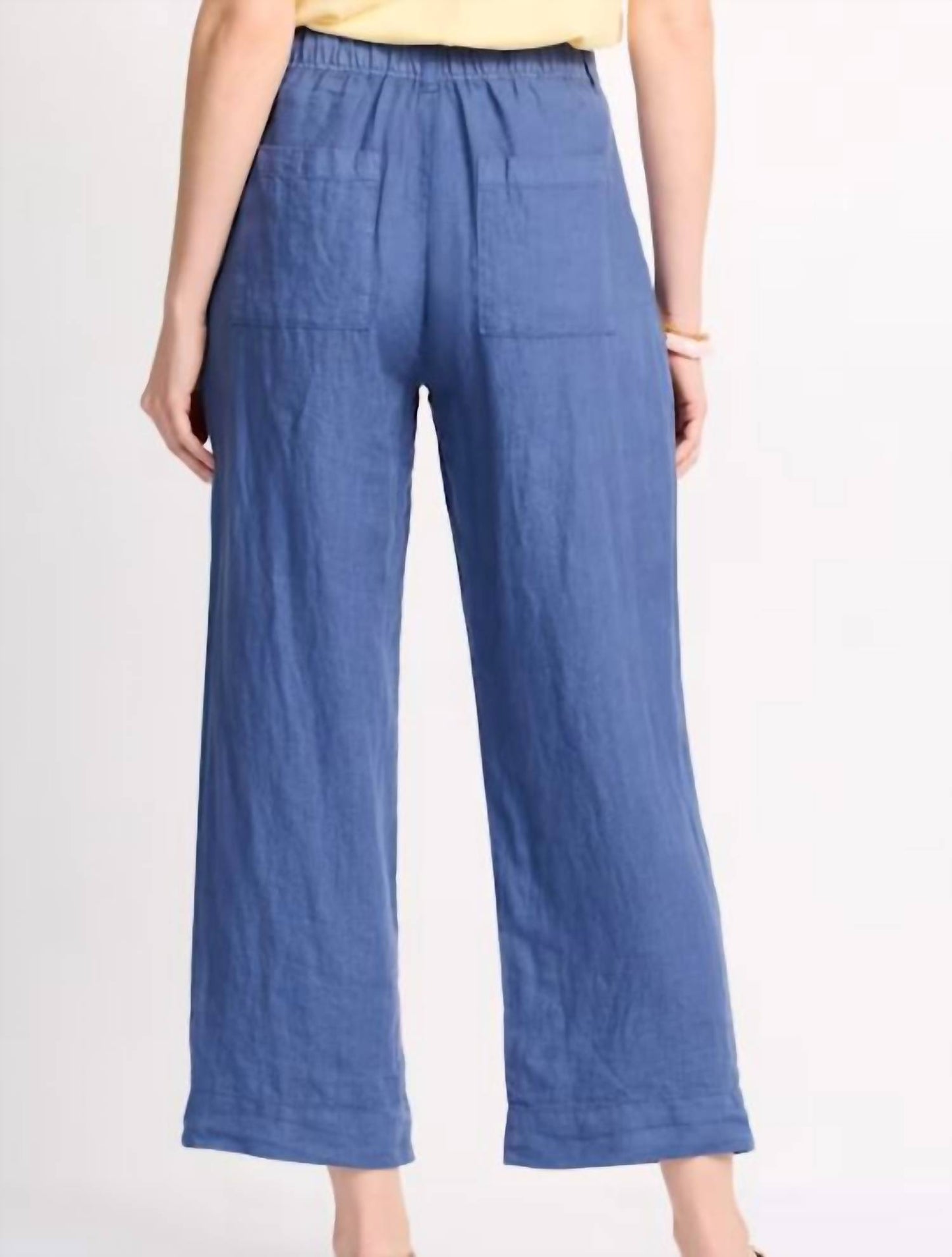 Women's Pleated Wide Leg Ankle Pants