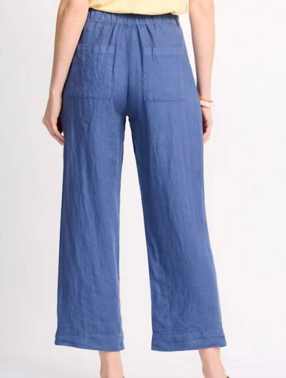 Women's Pleated Wide Leg Ankle Pants