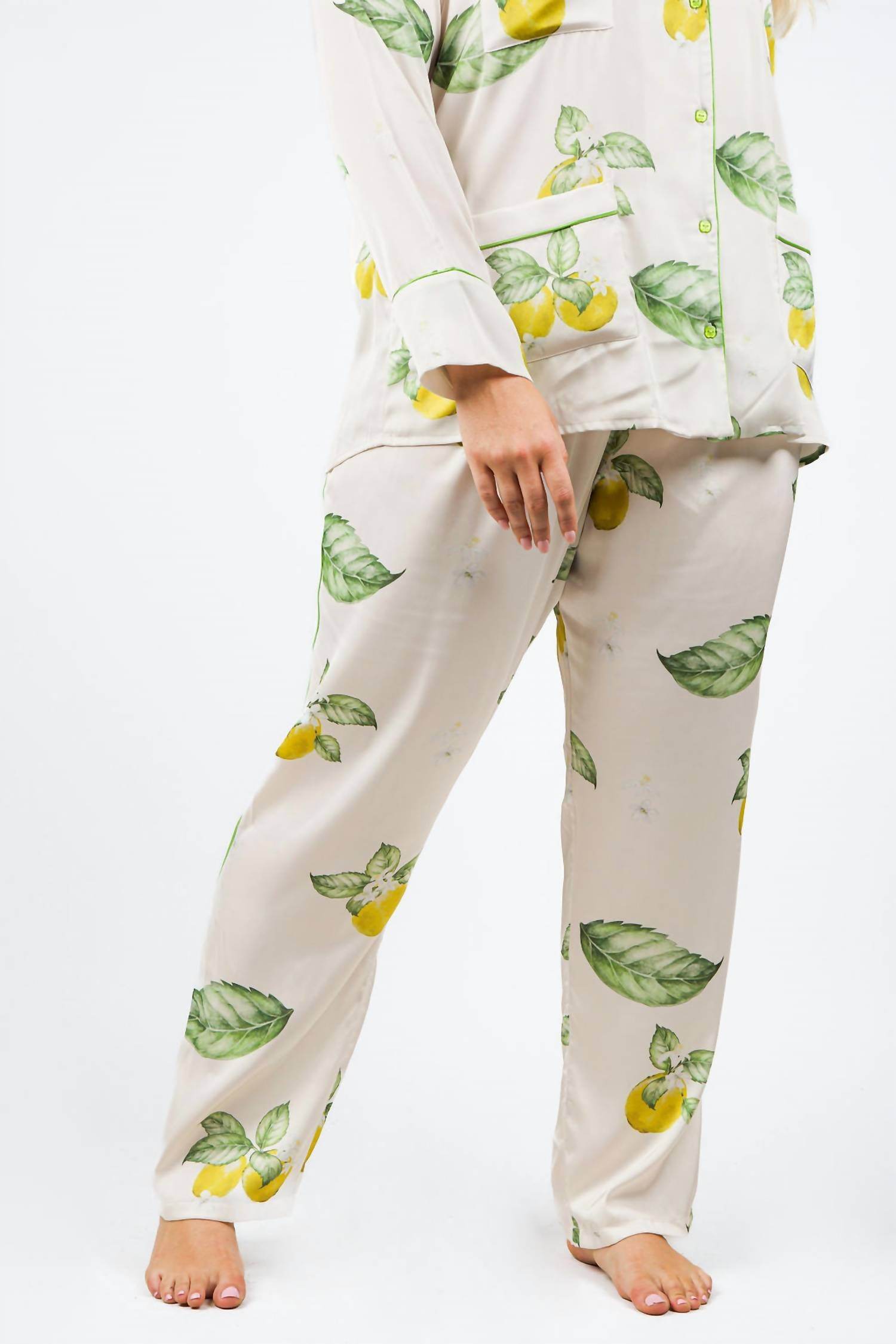 ISAYES - Lemon Pajama Set - Plus - Rack Hunt -