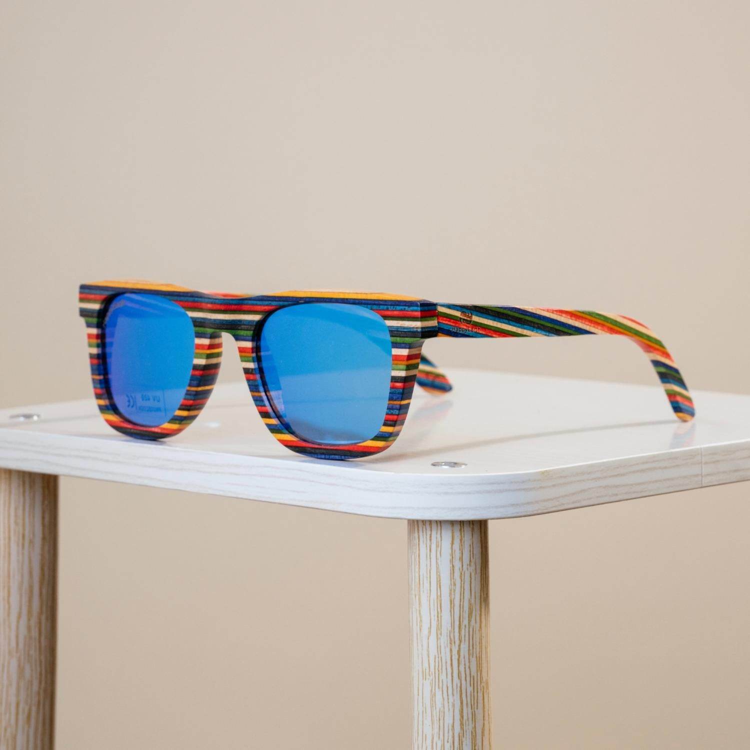 Happy Earth - Unisex Rainbow Sunglasses - Rack Hunt