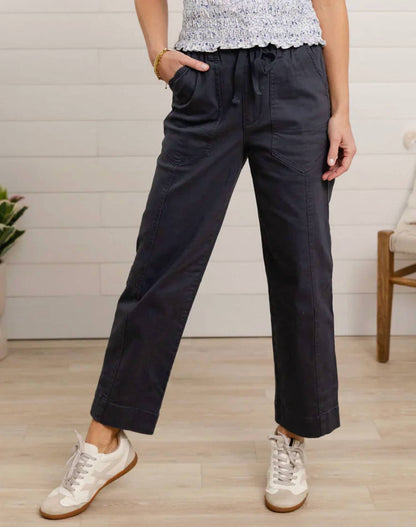 Ultra Skyrise Paper Bag Straight Leg Pants