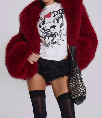 Mara Oversized Faux Fur Coat