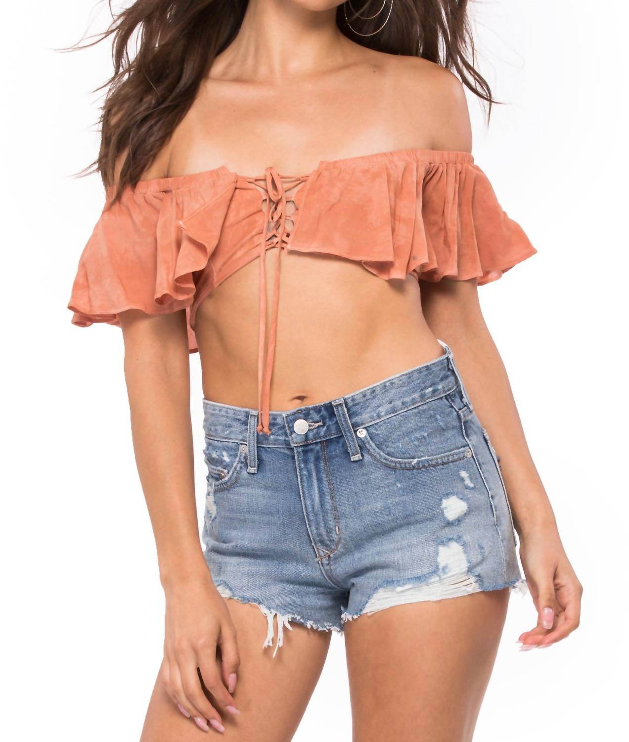 Blue Life - Melanie Off The Shoulder Lace Top - Rack Hunt -