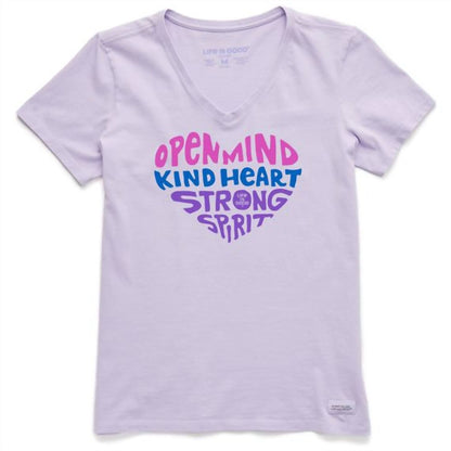 Women's Crusher-lite Open Mind Heart Tee