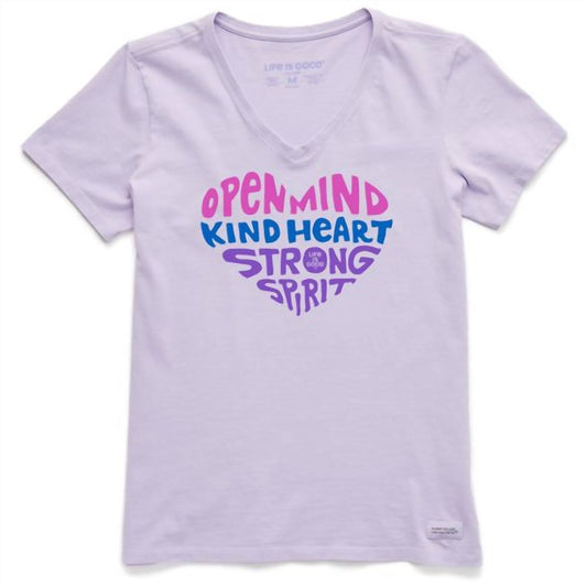 Women's Crusher-lite Open Mind Heart Tee