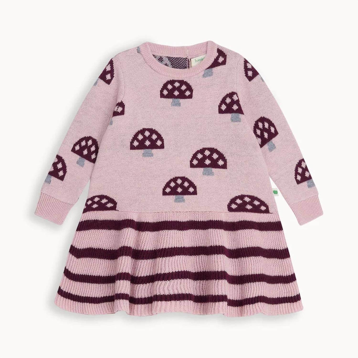 The Bonnie Mob - Girls Mushroom Knit Dress - Rack Hunt