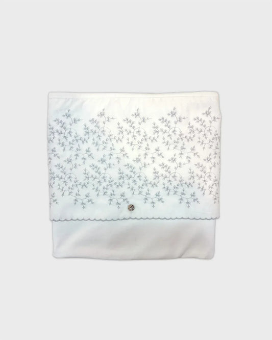 Purete - Leaf Detailed Baby Blanket - Rack Hunt