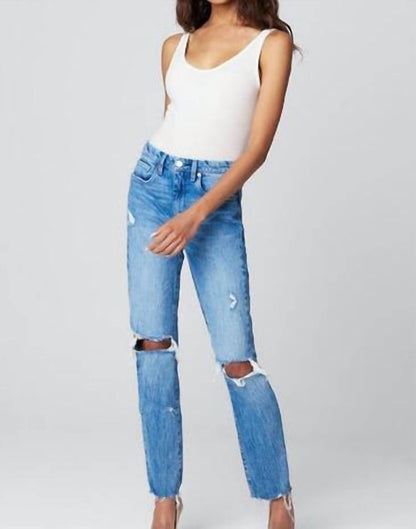 Distressed Straight Jean