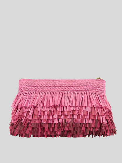 Women's Bow Clutch Shag