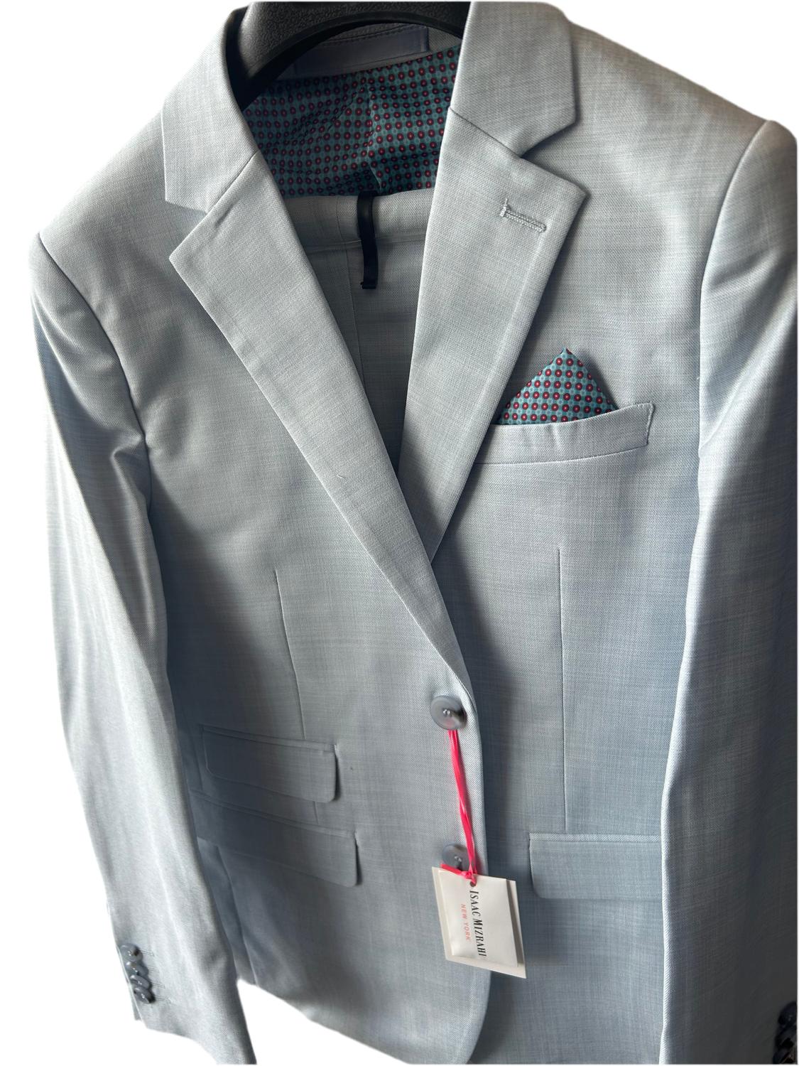 Boys' Chambray Textured Suit