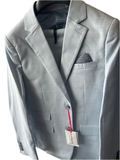 Boys' Chambray Textured Suit