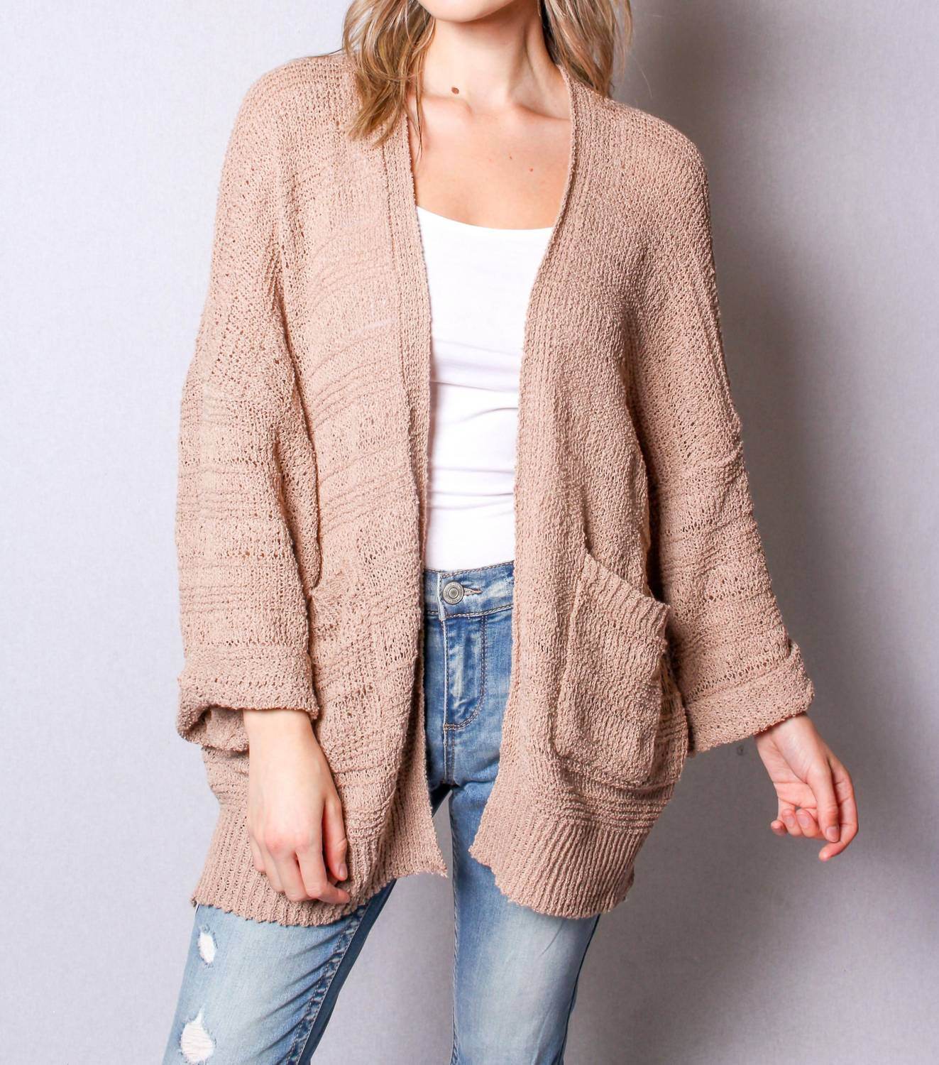 Good Stuff Apparel - Open Front Cardigan - Rack Hunt -