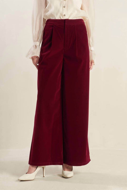 Freemarket - Coy Charm Velvet Wide Leg Pant - Rack Hunt -