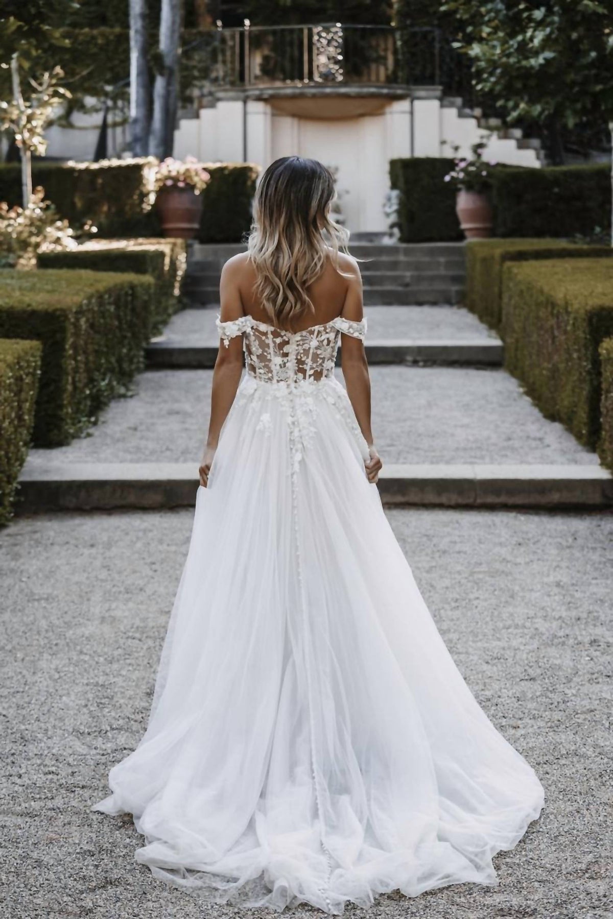 Off-shoulder Gown