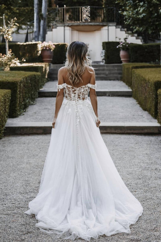 Off-shoulder Gown
