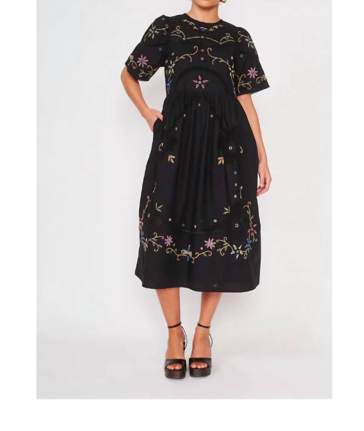 Palm Midi Dress