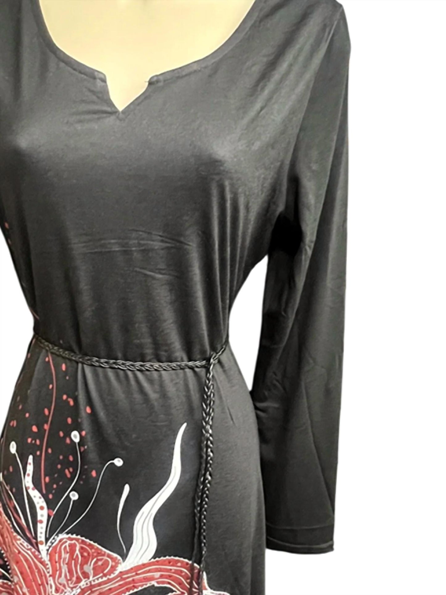 Women's Belted Beauty Jersey Dress