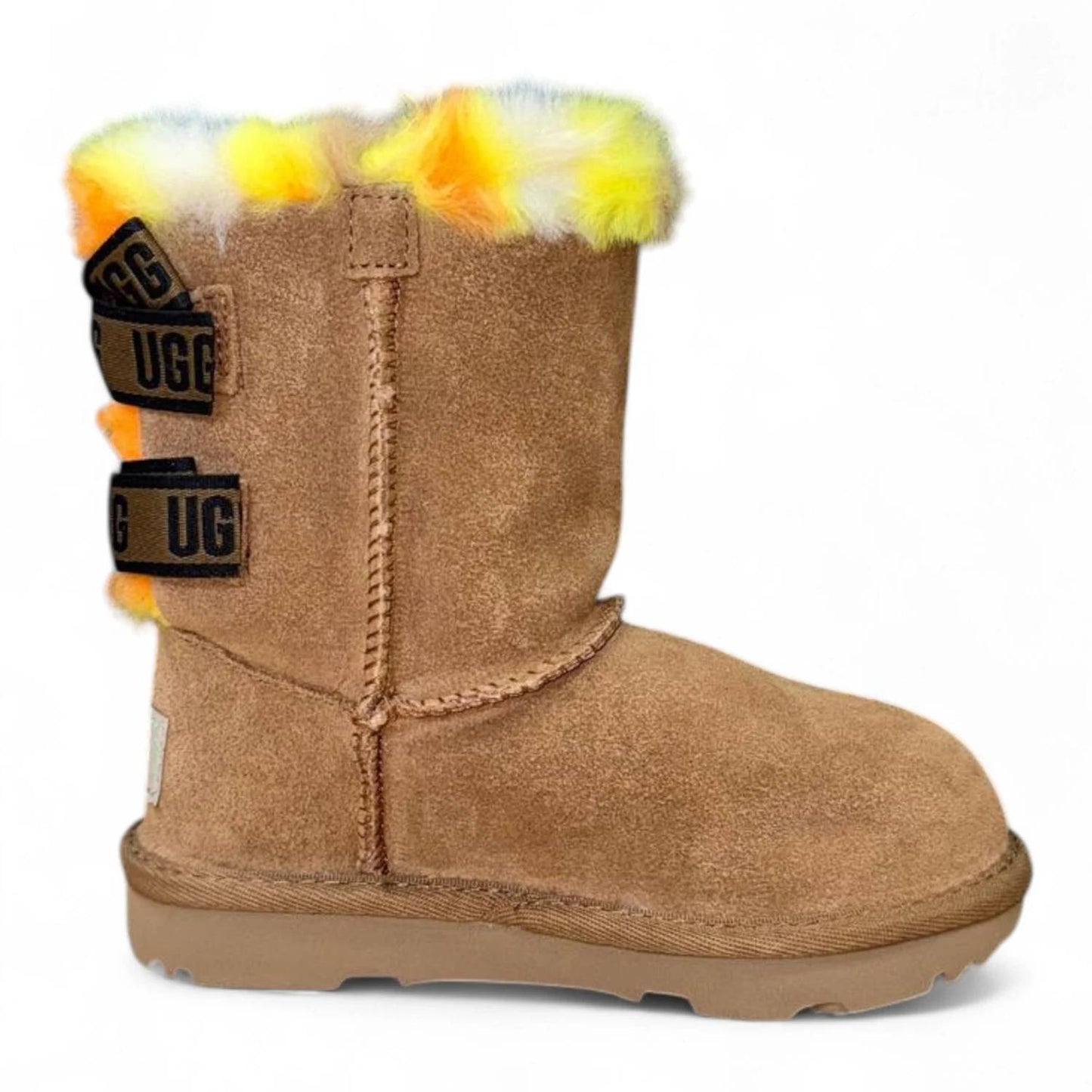 Toddler Kid's Bailey Bow Plaid Punk Boot