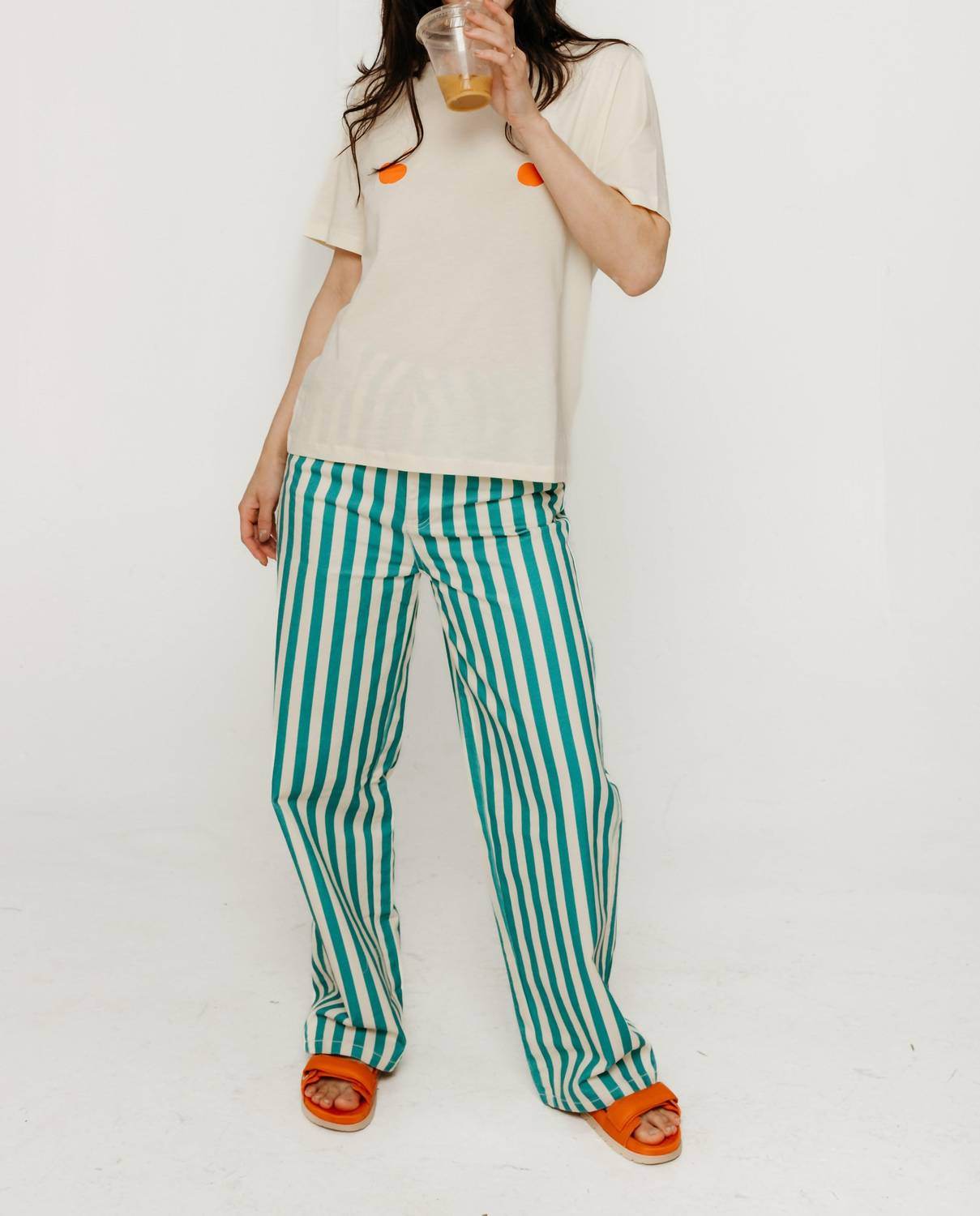 The Tiny Big Sister - Striped Berta Long Denim - Rack Hunt -