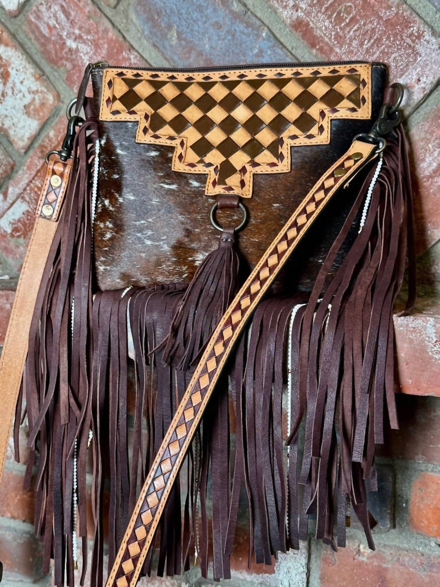 Women's Double Take Fringe Crossbody Bag