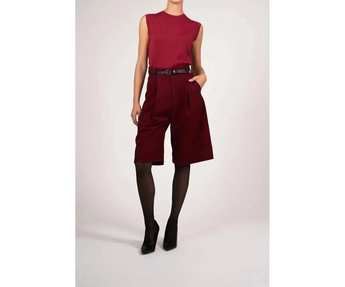 parentezi - Gabriel Faux Wool Culotte Pants - Rack Hunt