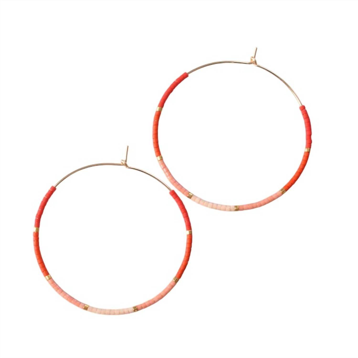 Libby & Smee - Women's Seed Bead Hoop Earrings - Rack Hunt -