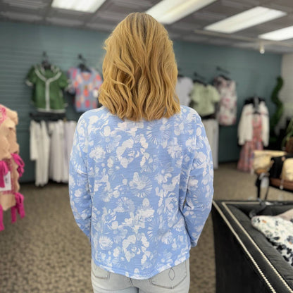 French Terry Pullover Top