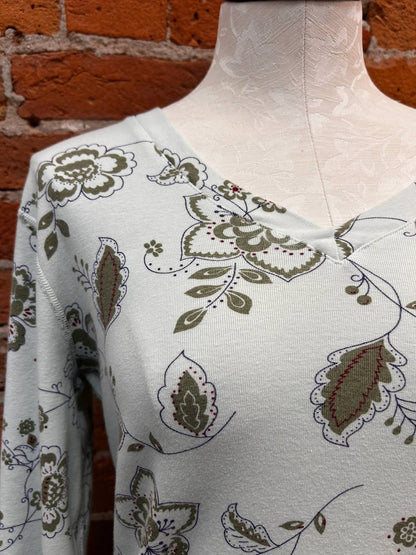 Women's V-neck 3/4-sleeve Tunic