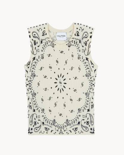 Ribbi Cashmere Bandana Tank