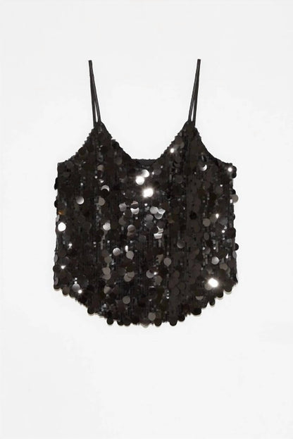 Mentha Sequin Tank Top
