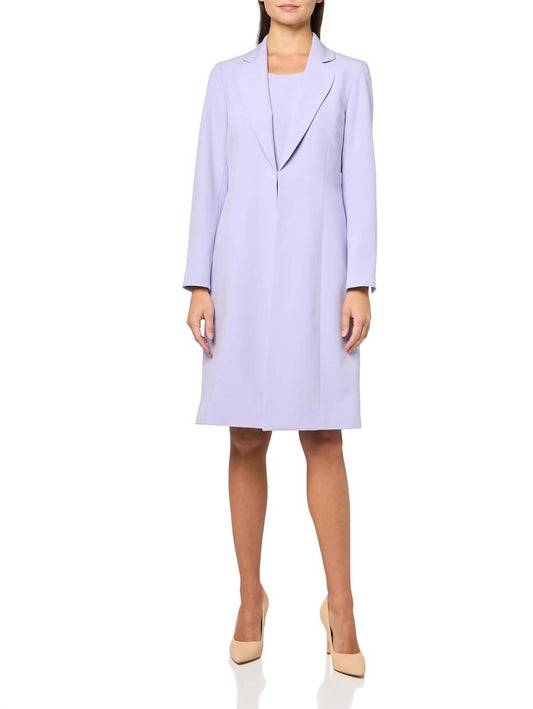 Sheath Dress And Long Matching Jacket Set
