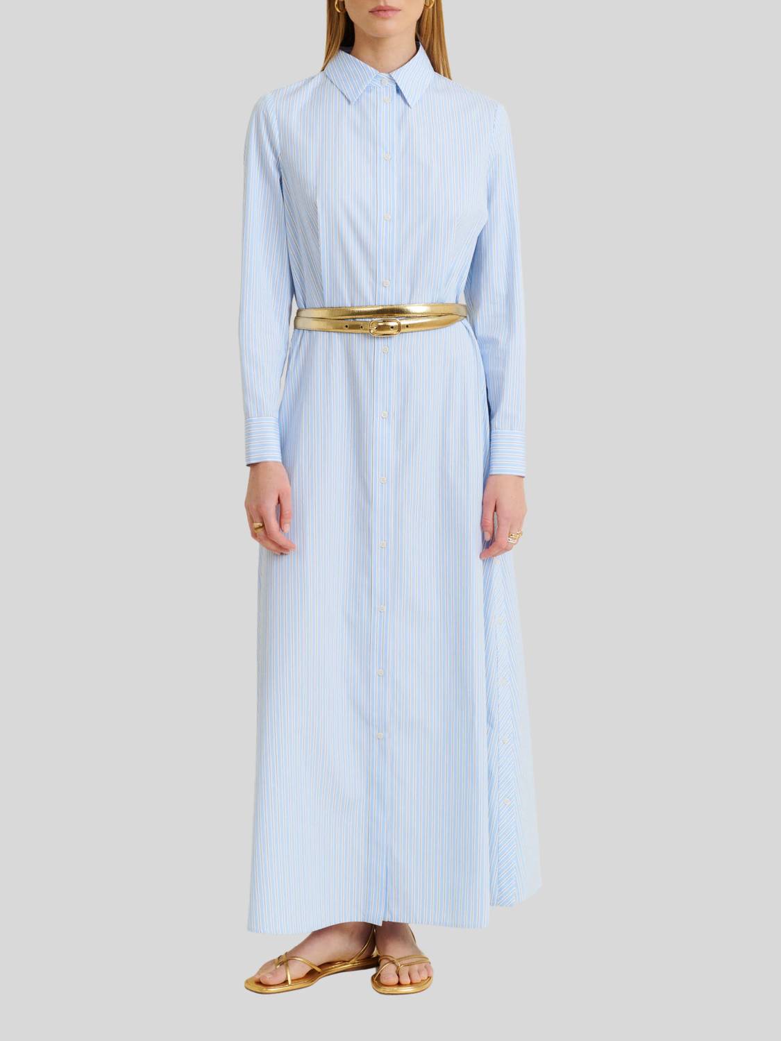 Yvette Belted Shirtdress