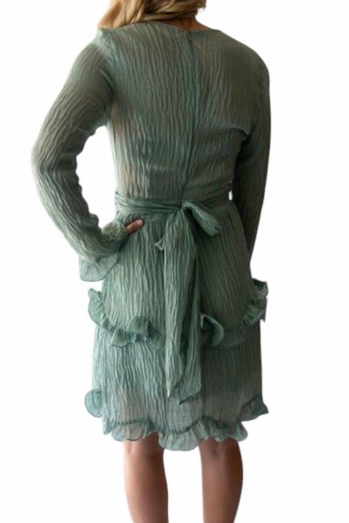 Swirl Ruffle Dress