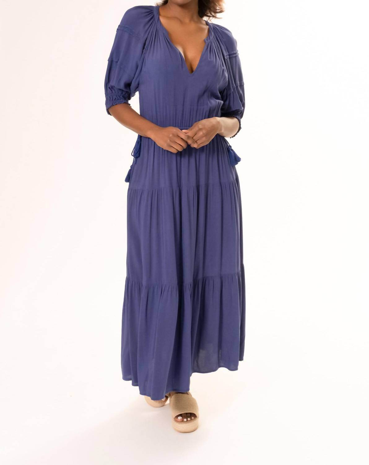 Area Stars - Side Tie Midi Dress - Rack Hunt