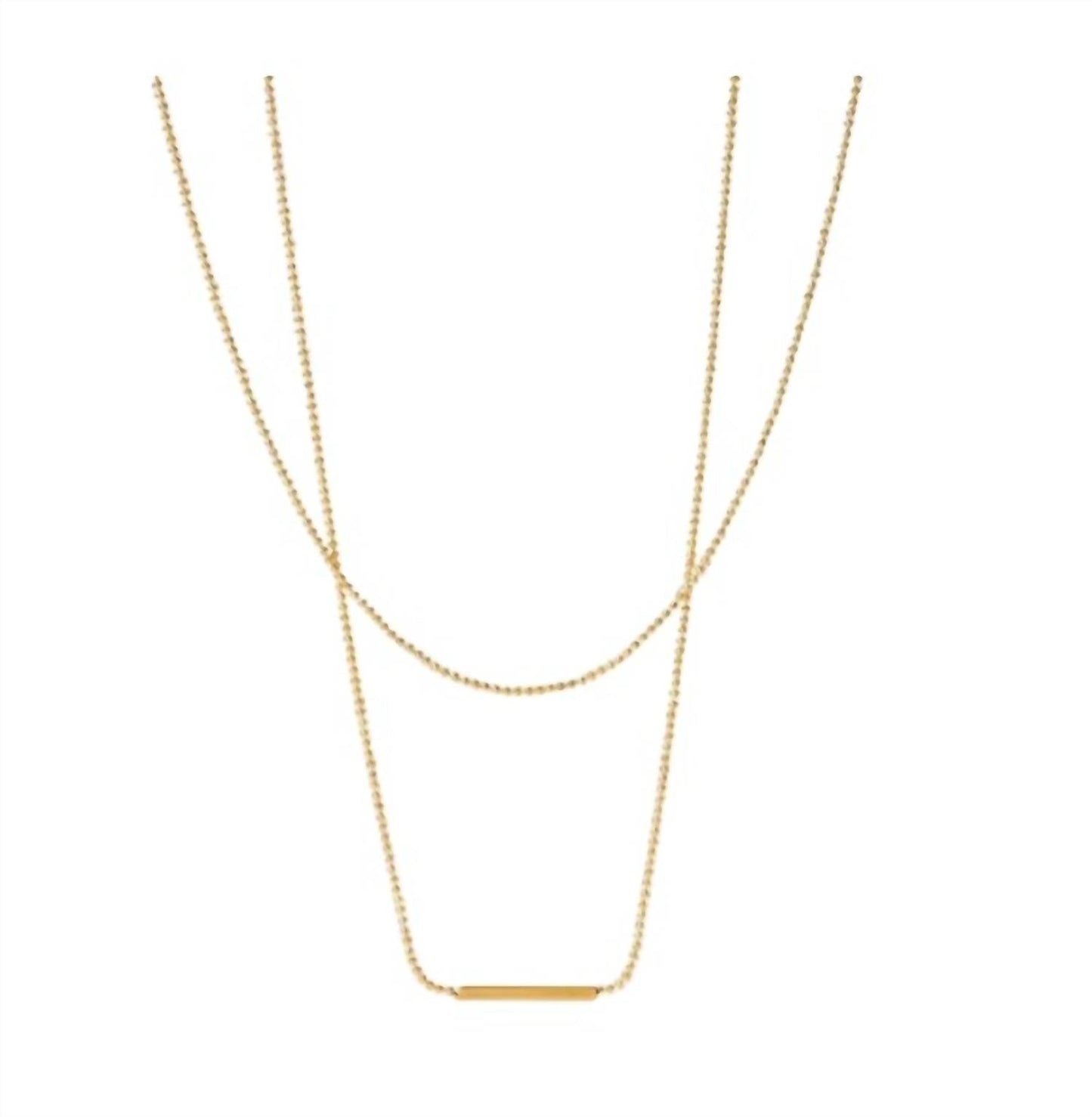 Women's Dainty Bar Necklace