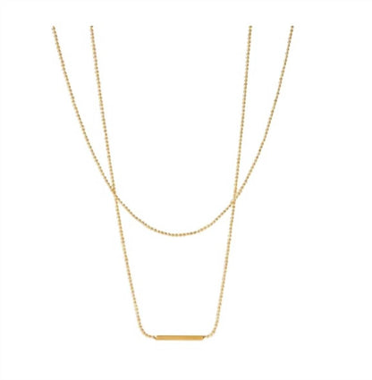 Women's Dainty Bar Necklace