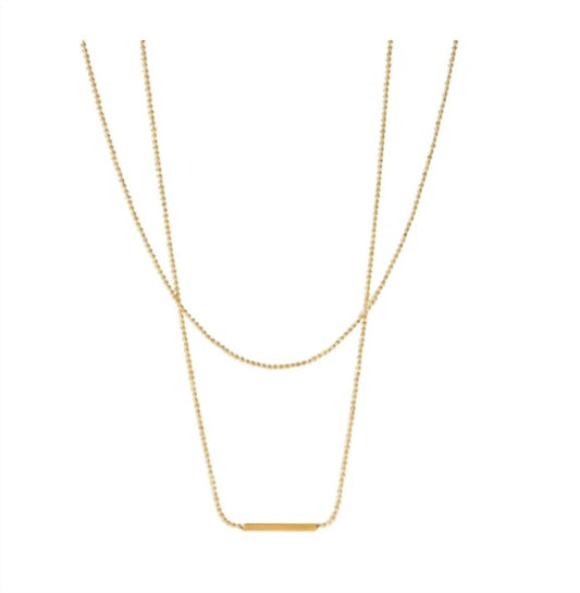 Women's Dainty Bar Necklace